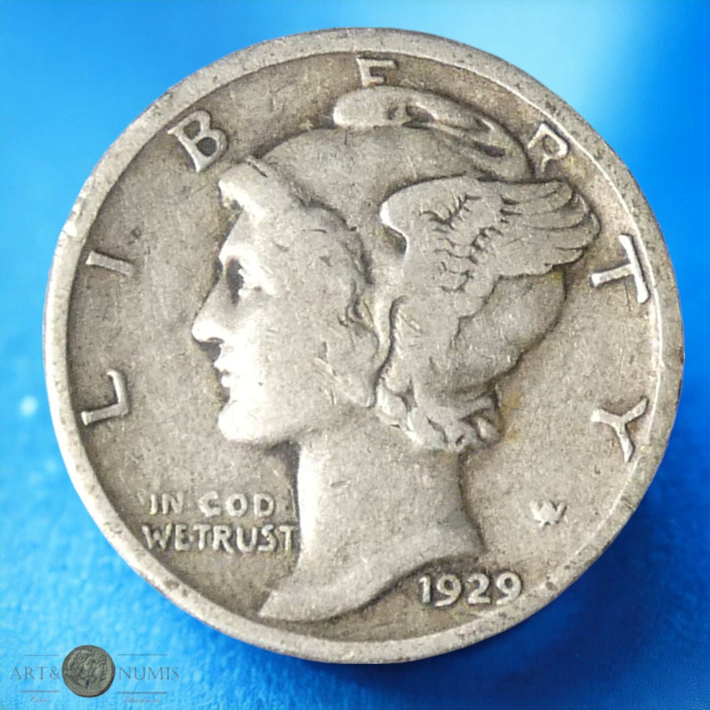 USA - 10 Cents "Mercury Dime" 1929 Philadelphie KM.140