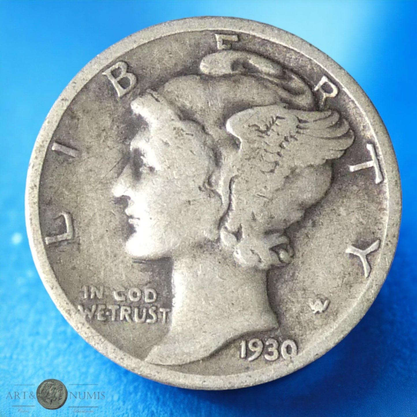 USA - 10 Cents "Mercury Dime" 1930 Philadelphie KM.140