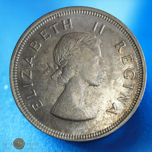 AFRIQUE DU SUD - SOUTH AFRICA - 2 1/2 Shillings 1953 KM.51