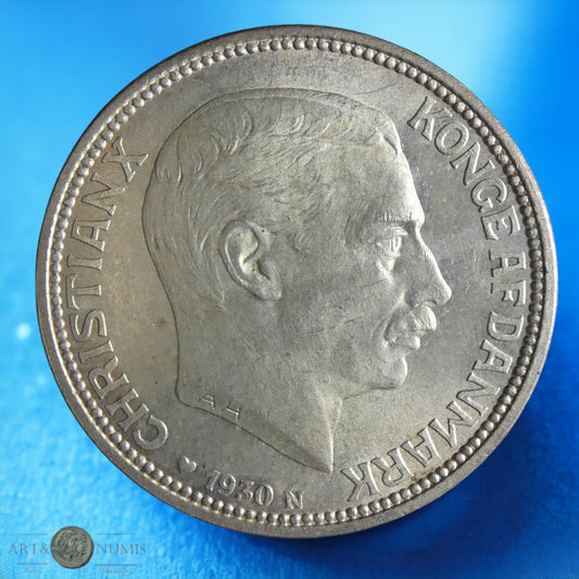 DANEMARK - DENMARK - 2 Kroner 1930 KM.829