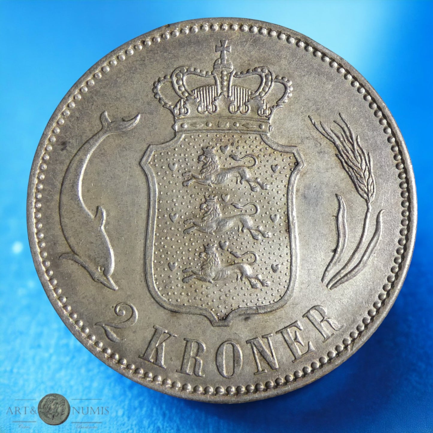 DANEMARK - DENMARK - 2 Kroner 1916 KM.820