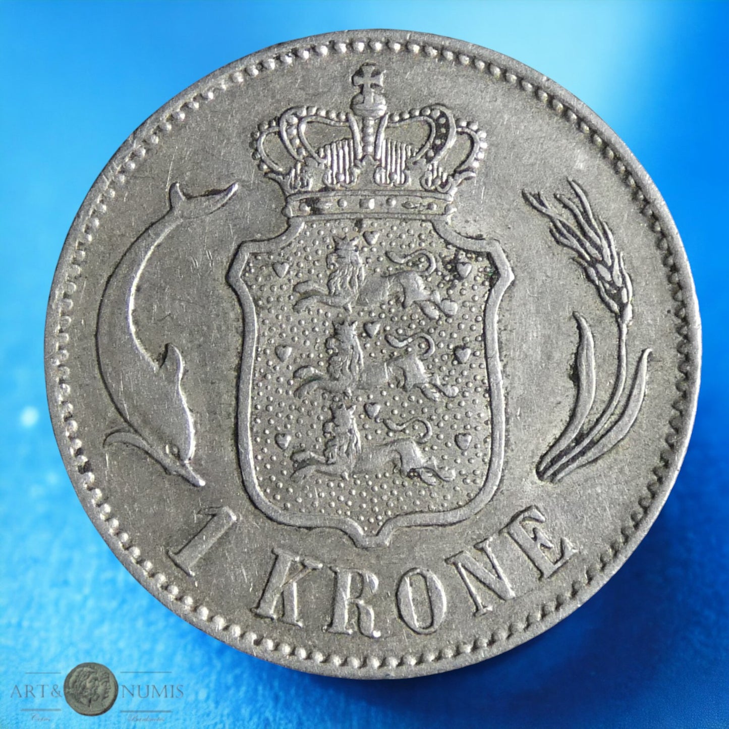 DANEMARK - DENMARK - 1 Krone 1875 KM.797