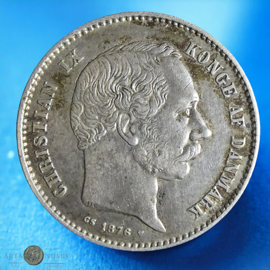 DANEMARK - DENMARK - 1 Krone 1876 KM.797