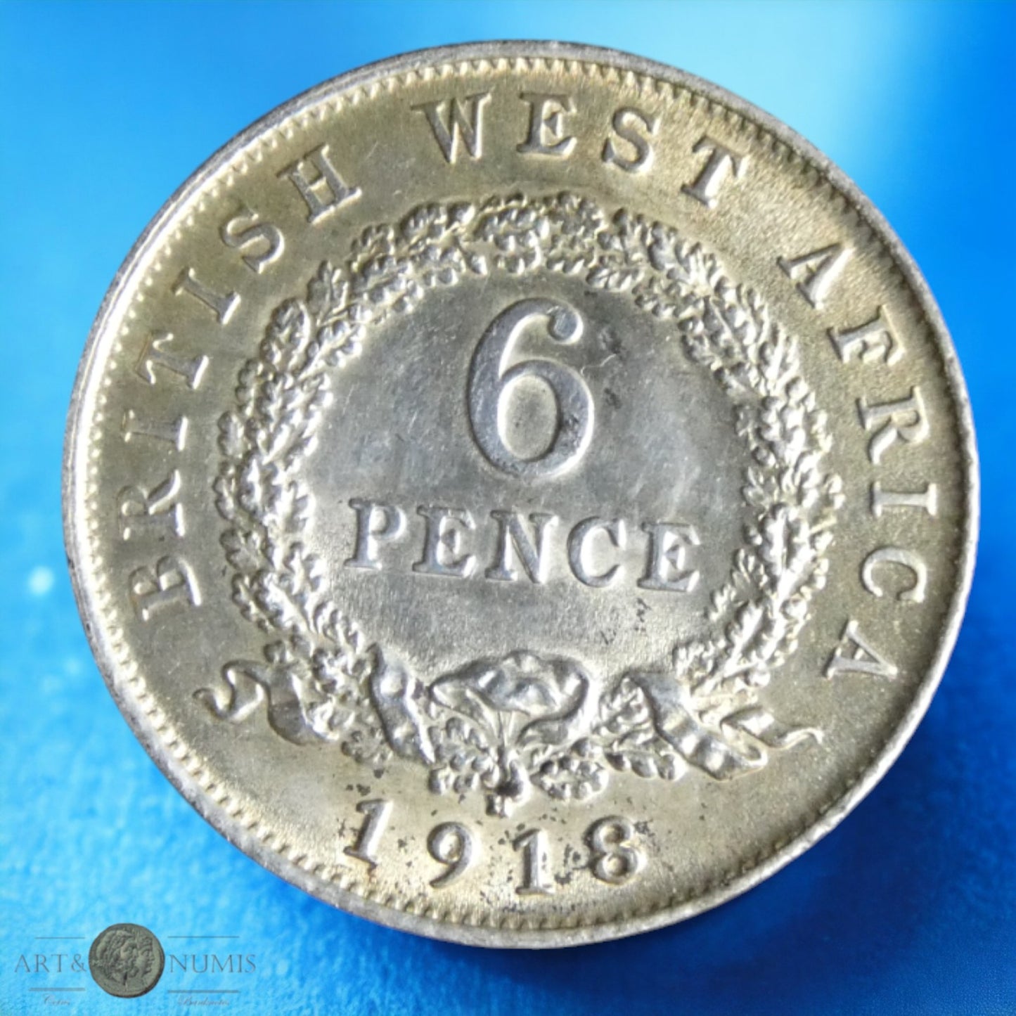 BRITISH WEST AFRICA - 6 Pence 1918 KM.11