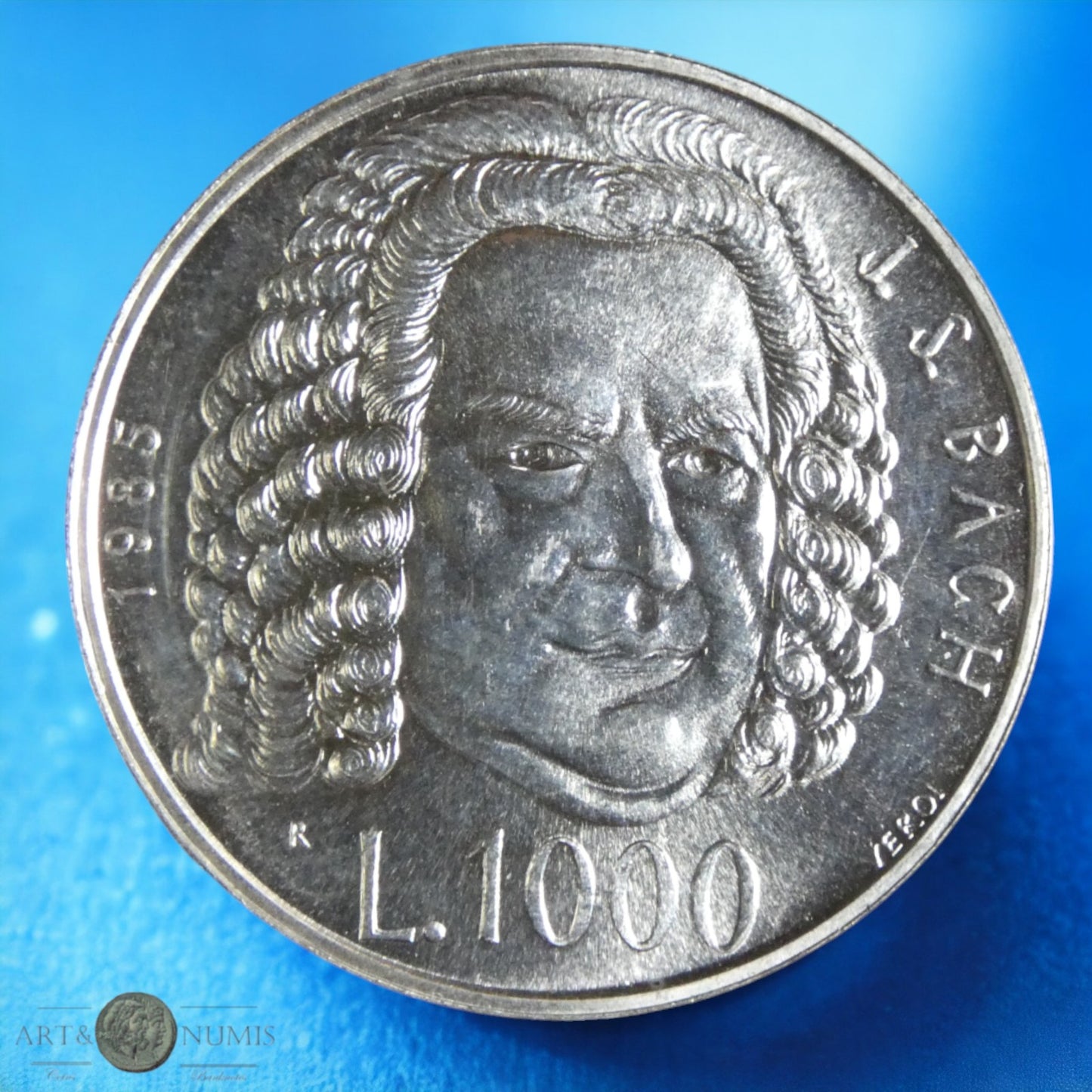 SAINT MARIN - SAN MARINO - 1000 Lire J.S.Bach 1985 KM.183