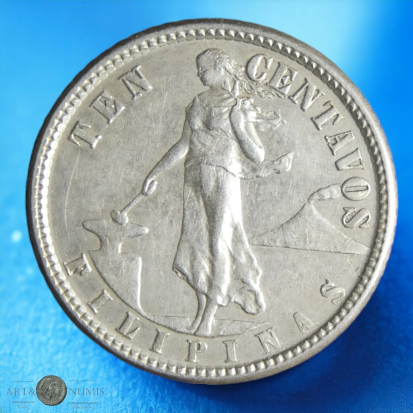 PHILIPPINES - 10 Centavos 1911 KM.169