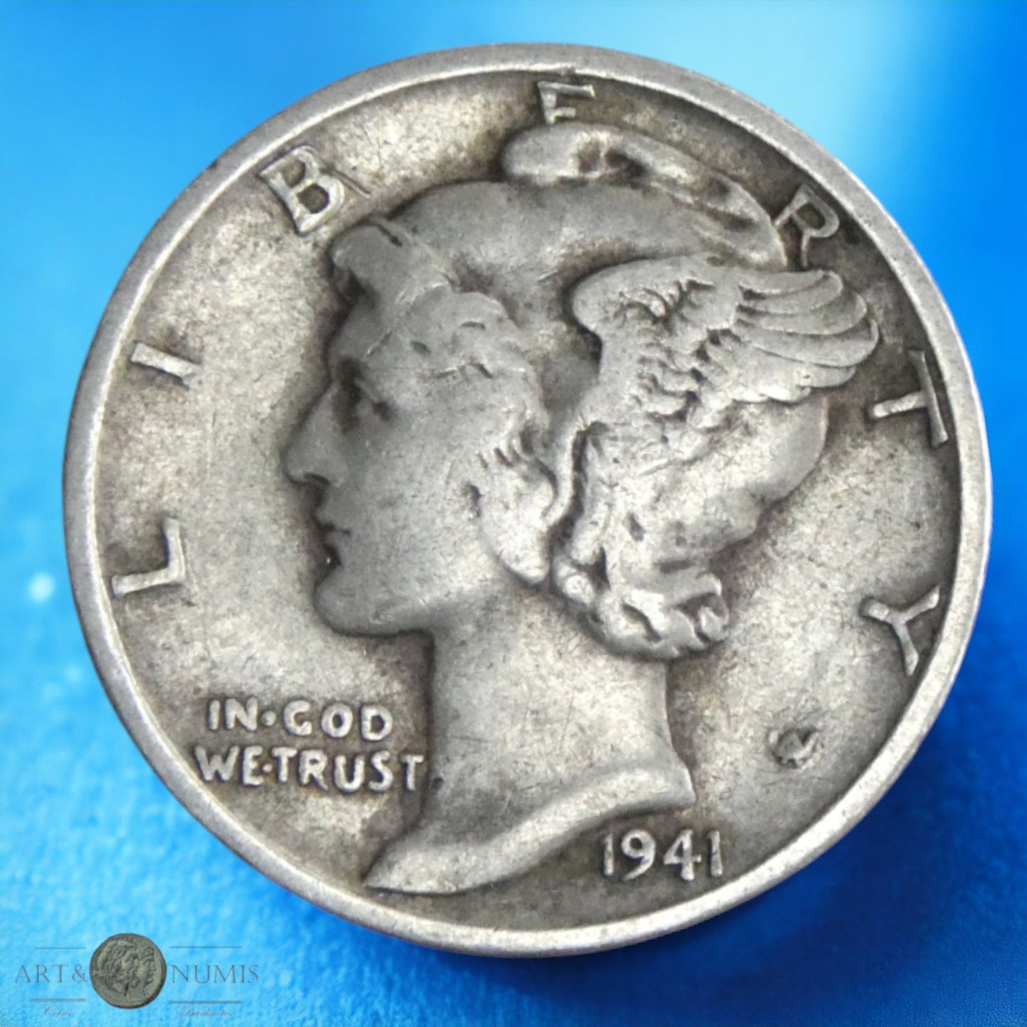 USA - 10 Cents "Mercury Dime" 1941 S KM.140