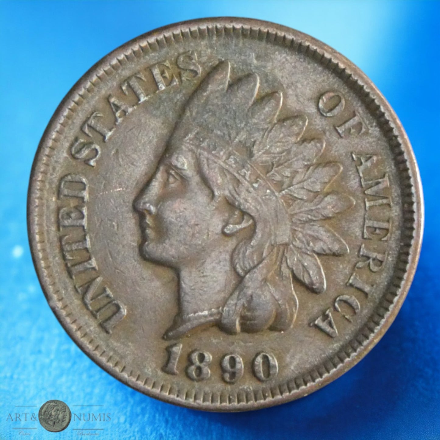 USA - 1 Cent Indian Head 1890 KM.90a