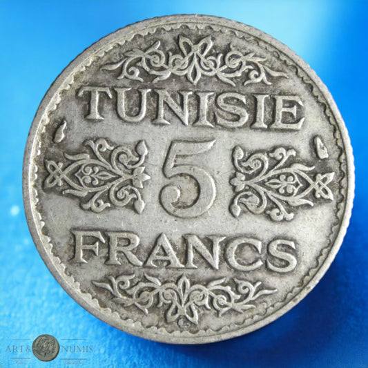 TUNISIE FRANÇAISE - FRENCH TUNISIA - 5 Franc 1934 KM.261