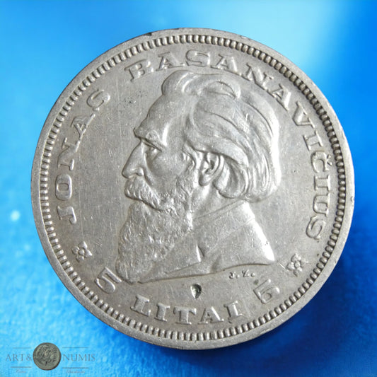 LITHUANIE - 5 Litai 1936 KM.82