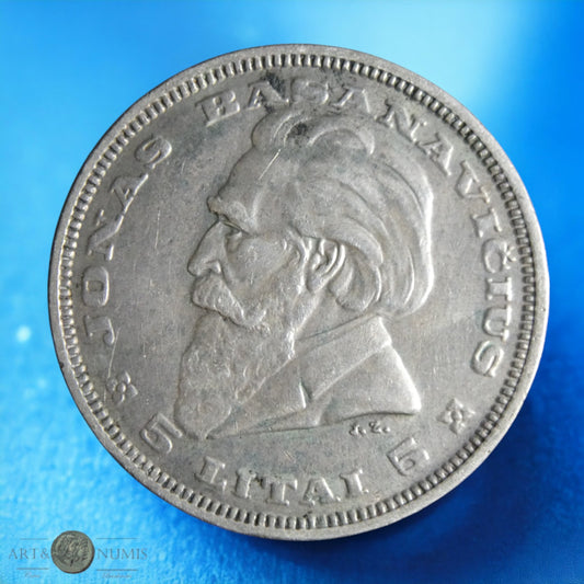 LITHUANIE - 5 Litai 1936 KM.82
