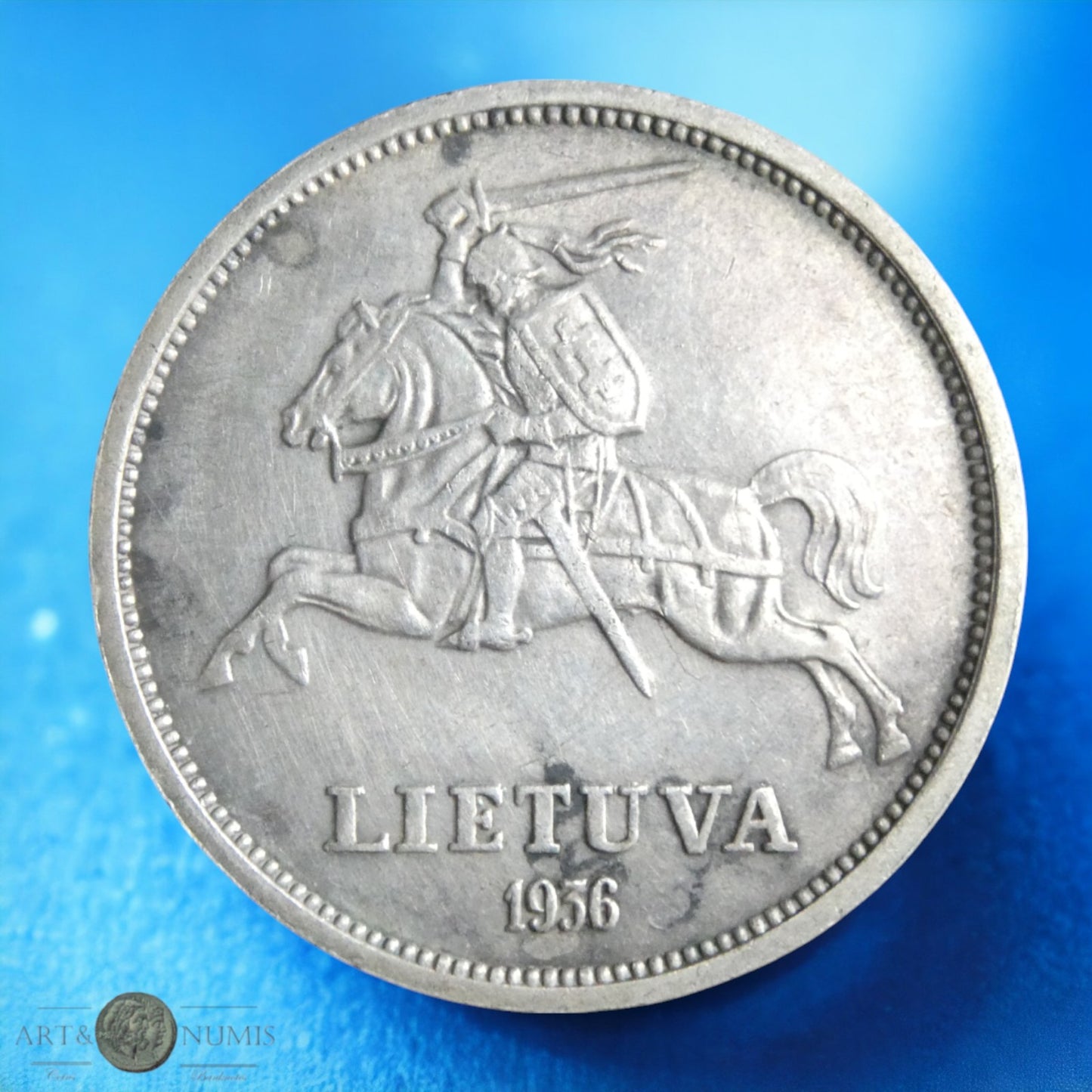 LITHUANIE - 5 Litai 1936 KM.82