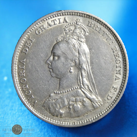 ROYAUME UNI - Shilling 1887 S.3926