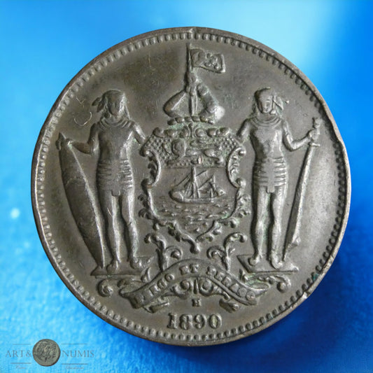MALAISIE - BRITISH NORTH BORNEO - 1 Cent 1890 KM.2