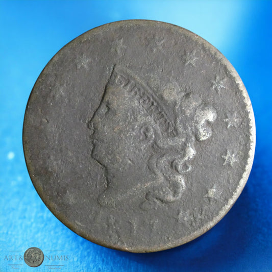 USA - 1 Cent Coronet Head 1817 KM.45.1