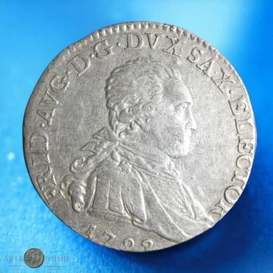 ALLEMAGNE - SAXE - 1/12 Thaler 1792 KM.1031