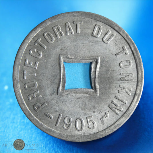VIETNAM  - TONKIN - 1/600 Piastre 1905 KM.1