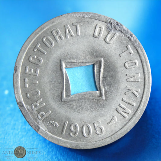 VIETNAM  - TONKIN - 1/600 Piastre 1905 KM.1