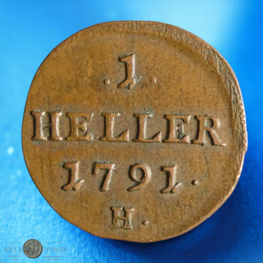 ALLEMAGNE - BURGAU - 1 Heller 1791 Günzburg