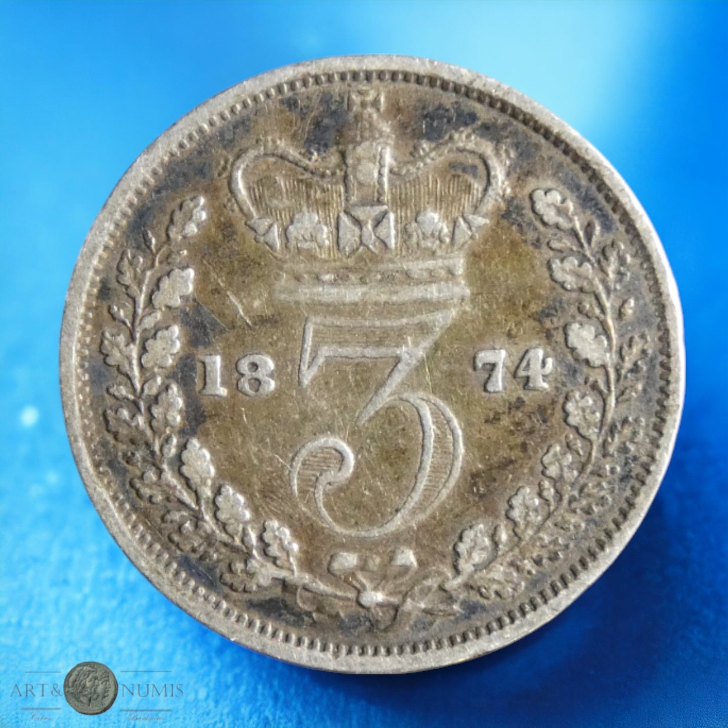 ROYAUME UNI - 3 Pence 1874 S.3914