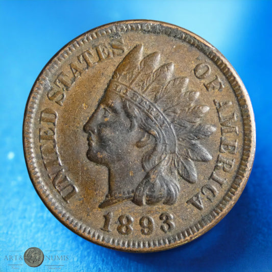 USA - 1 Cent Indian Head 1893 KM.90a