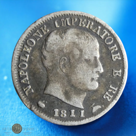 ITALIE - Napoléon Ier - 5 Soldi 1811 Milan KM.5
