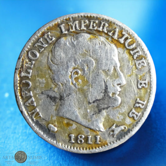 ITALIE - Napoléon Ier - 5 Soldi 1811 Milan KM.5