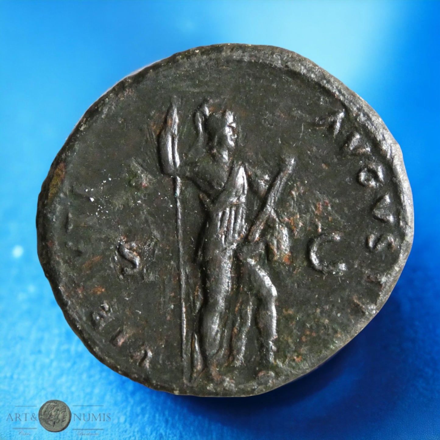 DOMITIEN - As VIRTVTI AVGVSTI, Rome RIC.397