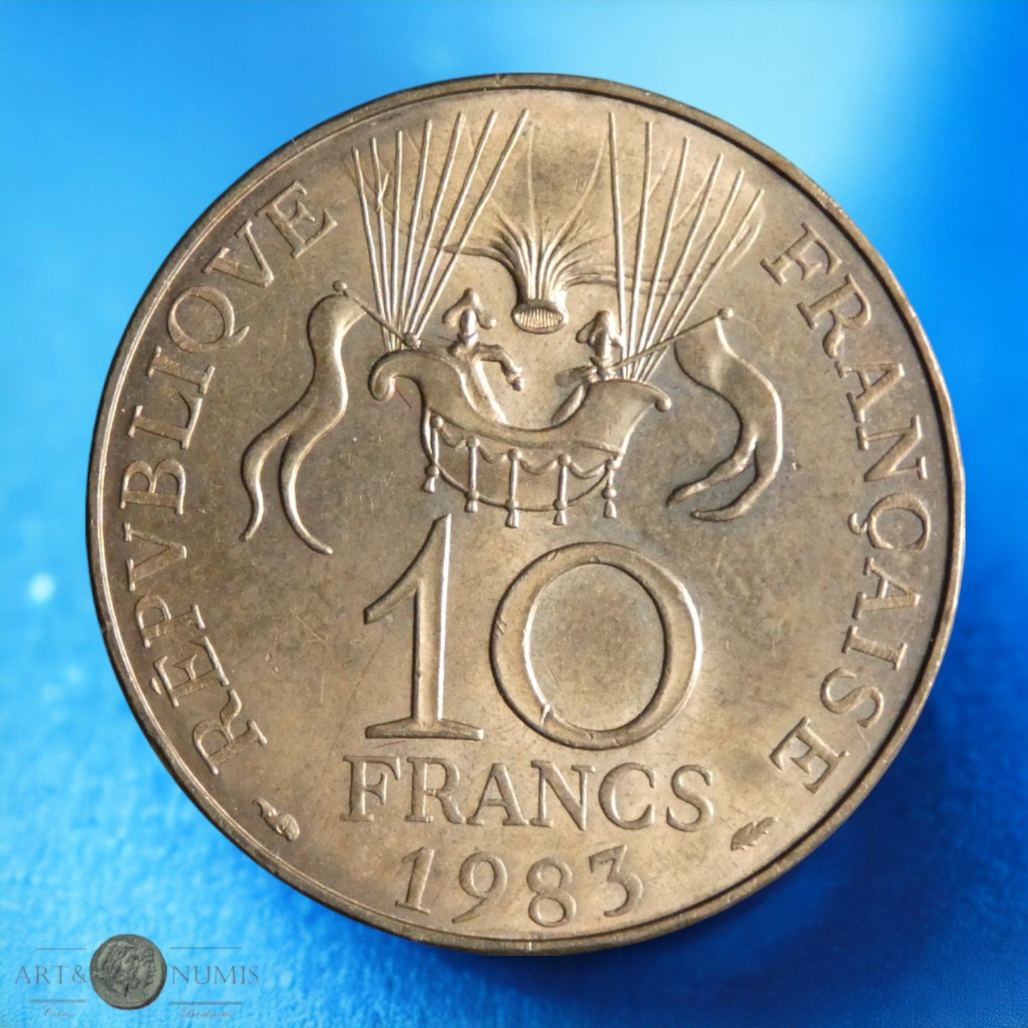 FRANCE - 10 Francs conquête de l'espace 1983 F.367