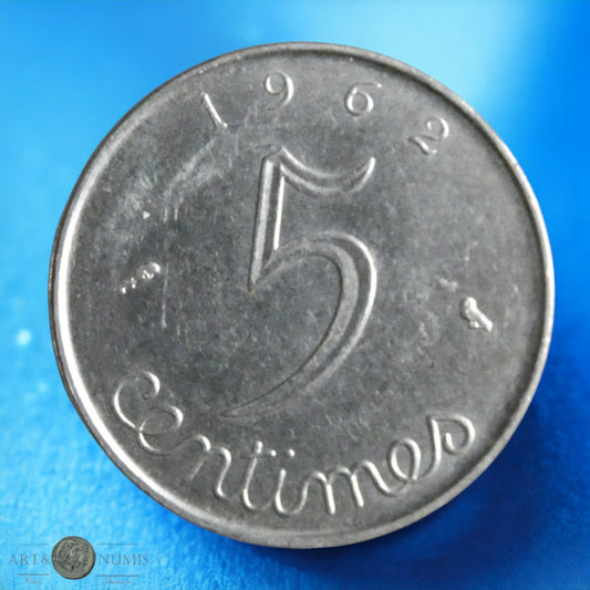 FRANCE - 5 Centimes Epi 1962 F.124