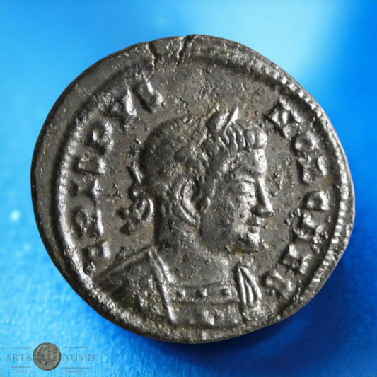 CRISPUS - Centenionalis BEATA TRANQVILITAS, Lyon RIC.132