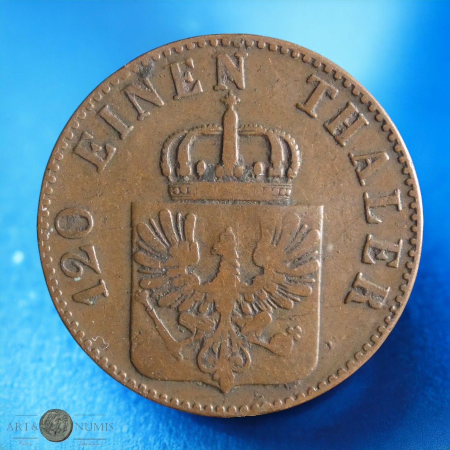 ALLEMAGNE - PRUSSE - 3 Pfennige 1848 D AKS.91