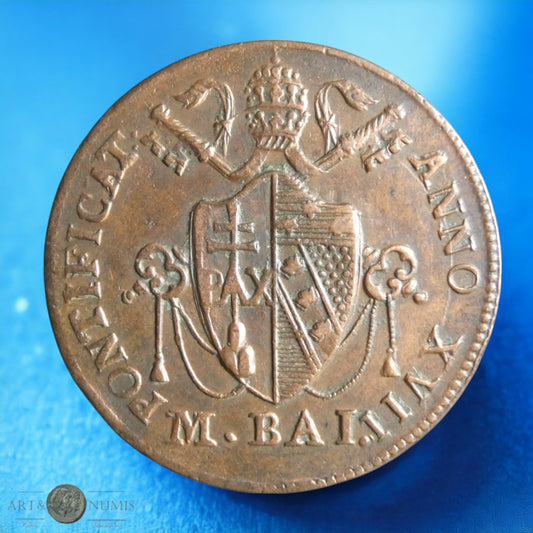 ITALIE - VATICAN - Pius VII - 1/2 Baiocco 1816, Bologne KM.1278