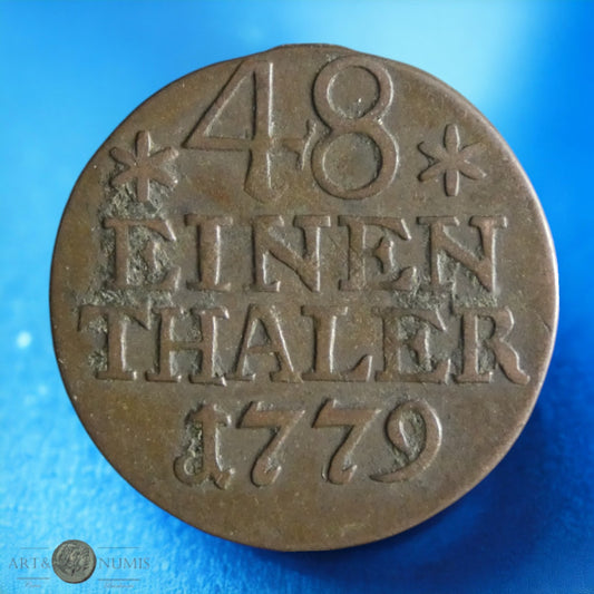 ALLEMAGNE - PRUSSE - 1/48 Thaler 1779 KM.327