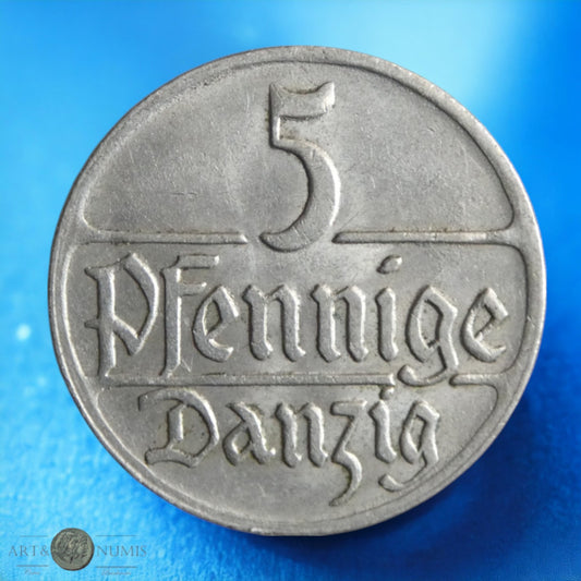 ALLEMAGNE - DANZIG - 5 Pfennig 1923 KM.142