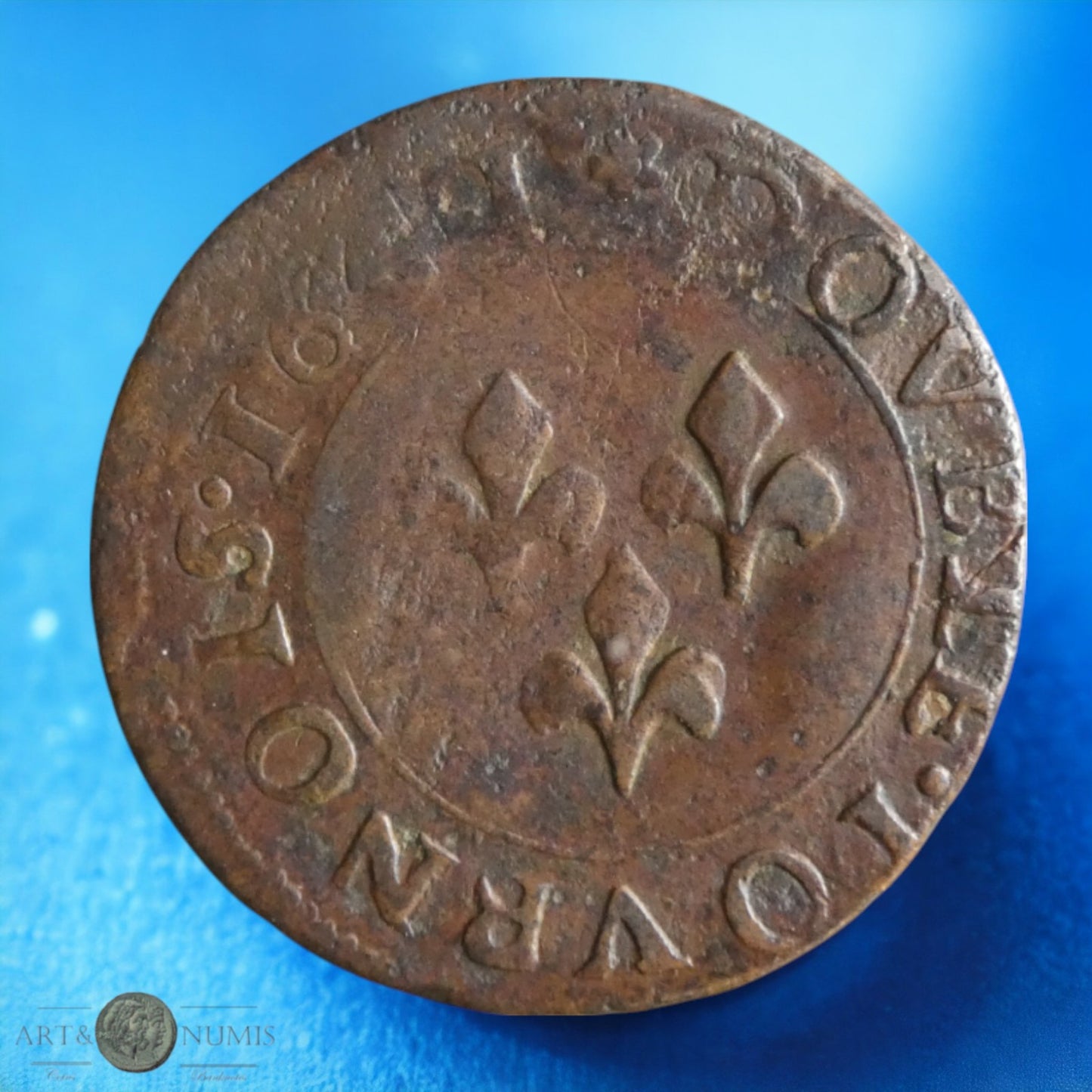 FRANCE - Orange - Frédéric Henri de Nassau - Double Tournois 1641