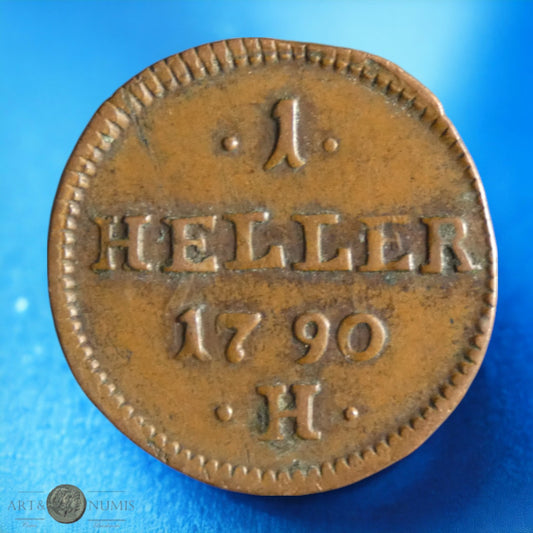 AUTRICHE - 1 Heller 1790 Gunzburg KM.5