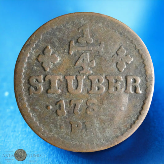ALLEMAGNE - BERG -1/4 Stuber 1785 KM.205
