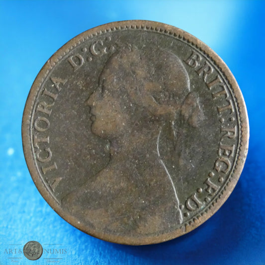 ROYAUME UNI - Farthing 1866 KM.747