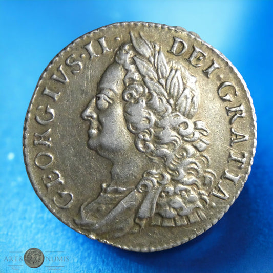 ROYAUME UNI - 6 Pence 1758 S.3711