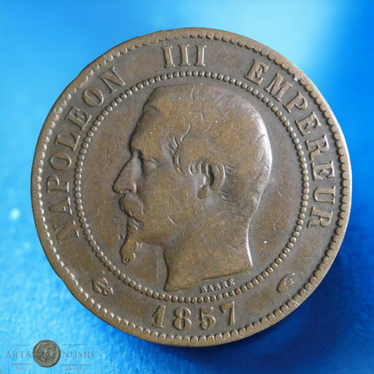 FRANCE - 10 Centimes Napoléon III 1857 A
