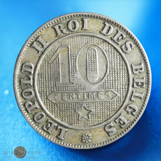 BELGIQUE - 10 Francs 1895 KM.42