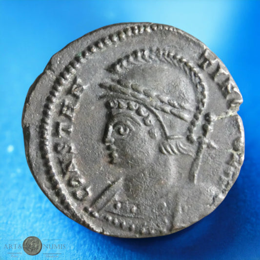 CONSTANTINOPLE - Nummus "Victoire", Trèves RIC.266