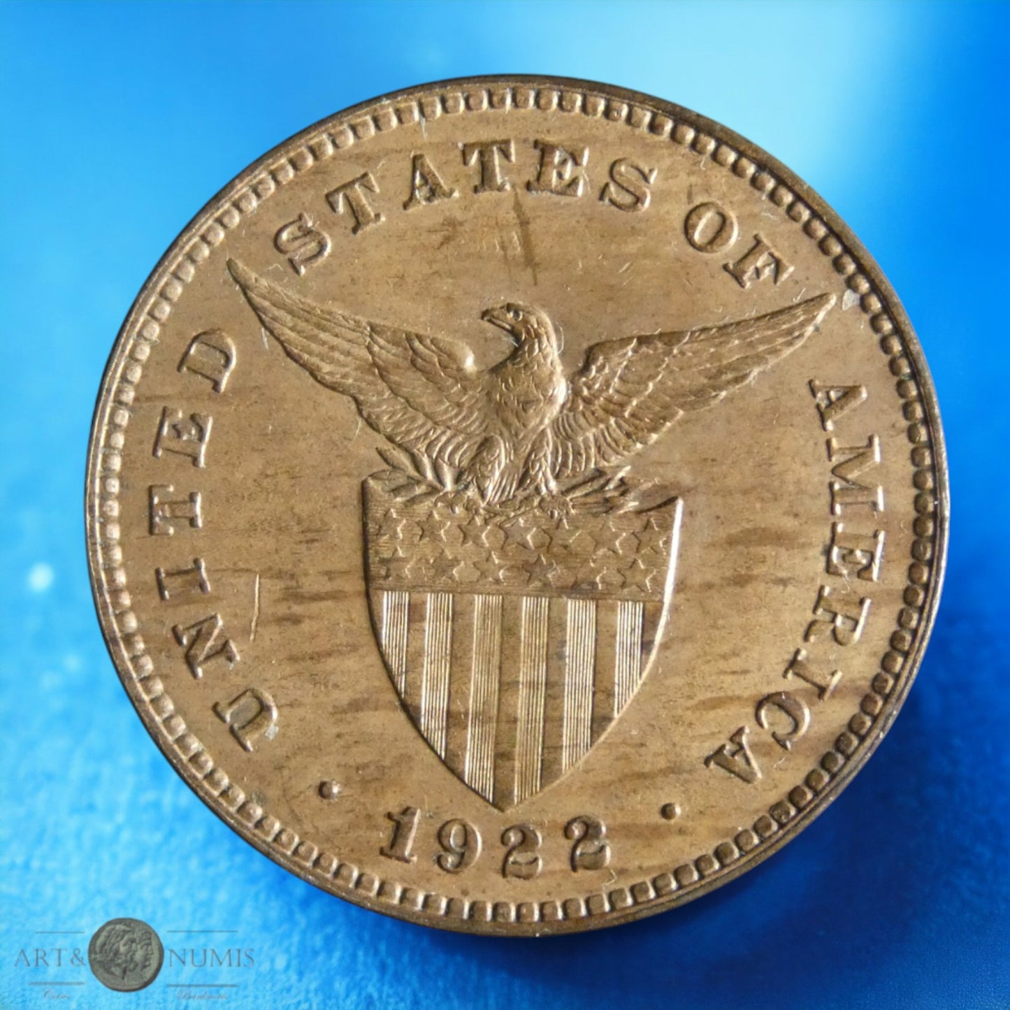 PHILIPPINES - 1 Centavo 1922 KM.163