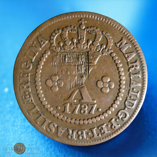BRESIL - 10 Reis 1787 KM.215
