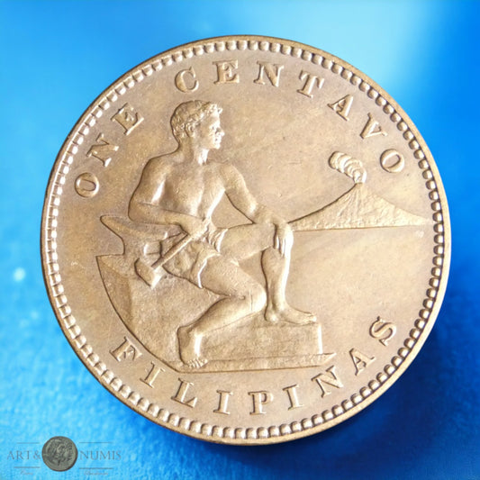 PHILIPPINES - 1 Centavo 1908 KM.163