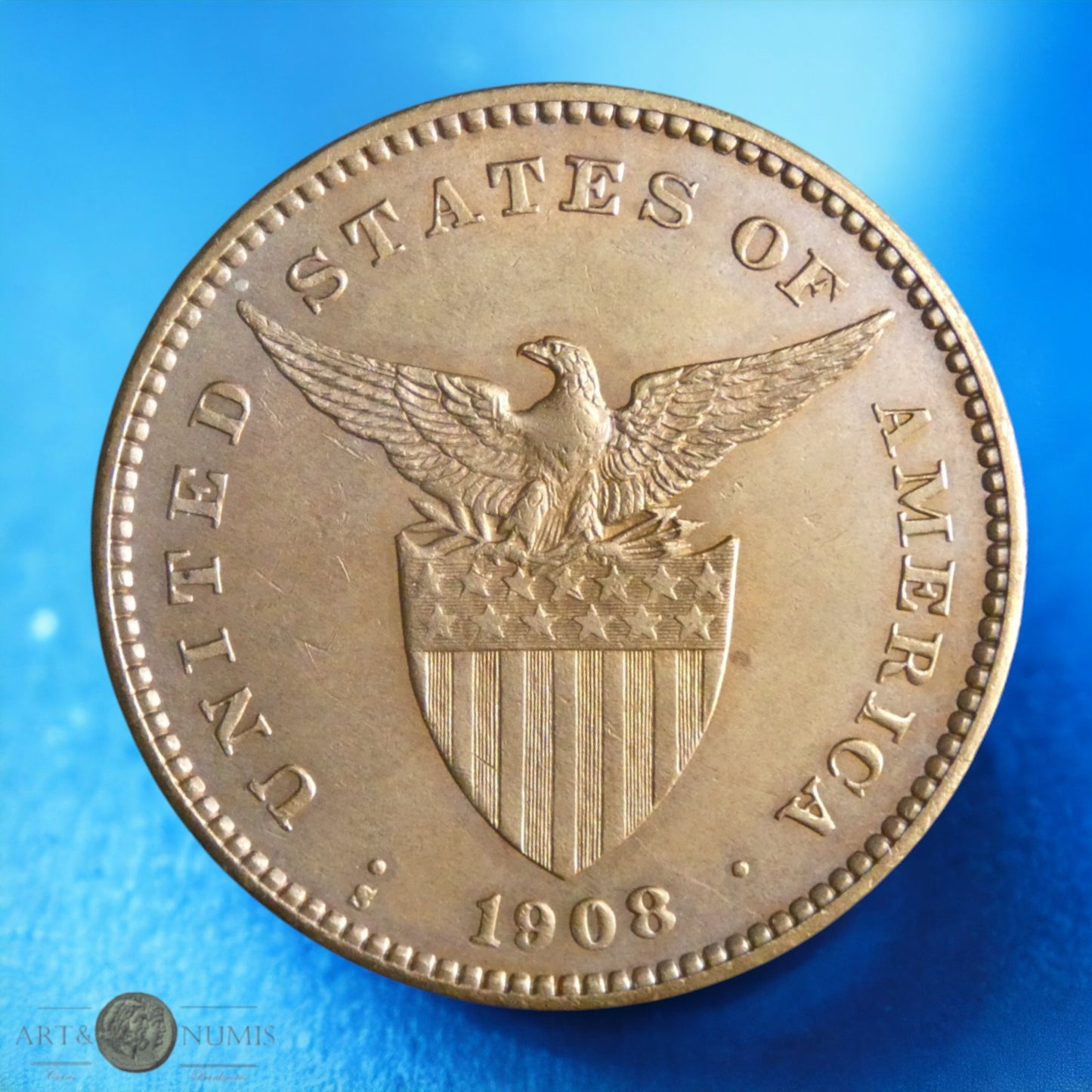 PHILIPPINES - 1 Centavo 1908 KM.163