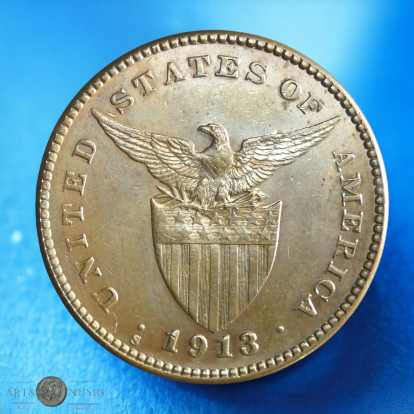 PHILIPPINES - 1 Centavo 1913 KM.163