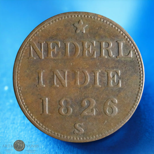 INDES NEERLANDAISES - SUMATRA - 1/4 Stuiver 1826 KM.287