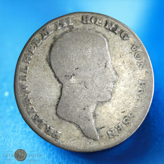 ALLEMAGNE - PRUSSE - 1/6 Thaler 1813 KM.385